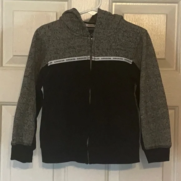 Calvin Klein Jeans Gray and Black Hoodie - Picture 9 of 10